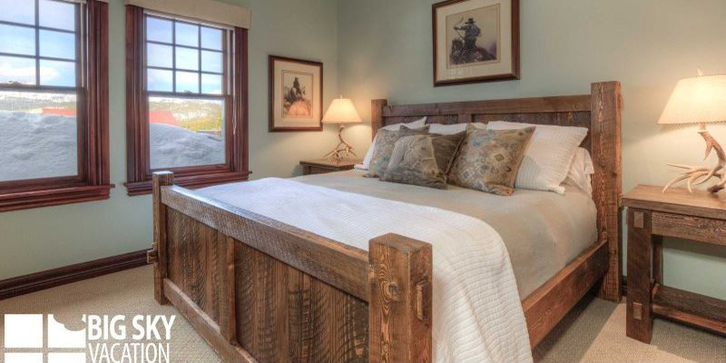 Queen Barnwood bed by Rustic Montana Furniture