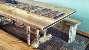 Log-dining-tables